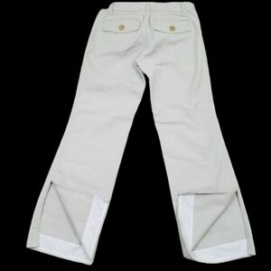 BANANA REPUBLIC ~Women's Size 2S~Tan/Khaki "Martin" Fit Pants Slit on the Side.